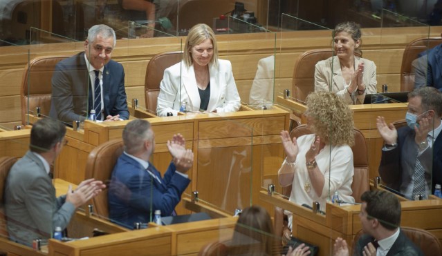 María Belén Salido Maroño e Fernando Pérez Domínguez toman posesión como deputados do Parlamento de Galicia